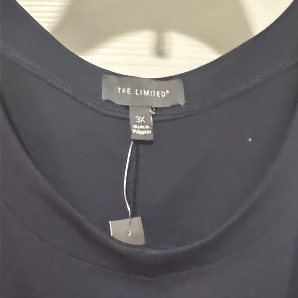 The Limited Navy Sleeveless Top w/ Tie Waist - Picture 2 of 4